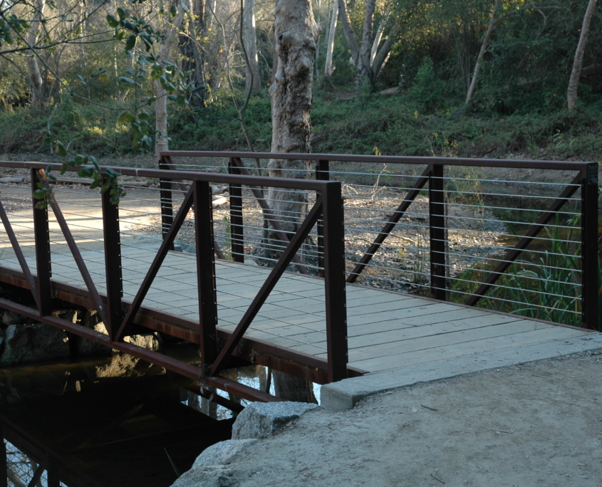 Vehicular Cable Rails Gallery – Pioneer Bridges – Pedestrian & Vehicular Pre-Fab Steel Truss ...